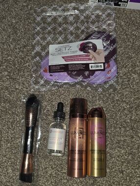 Luminess Makeup Set with Rose Gold and Metallic Hues